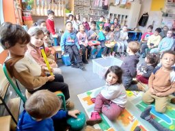 Activité musicale Champis et Girafes - janvier 26